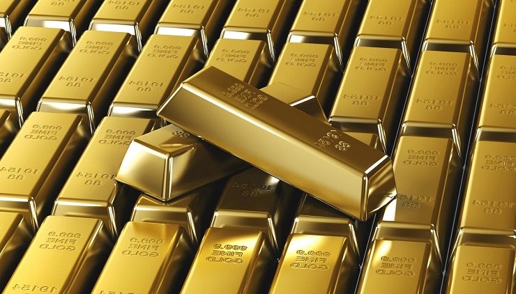 Золотые запасы России составляют 2000 тонн